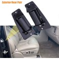 thumbnail image 2 of LAICAIW Exterior Rear Door Handle Replacement for 1999 - 2007 Chevy Silverado GMC Sierra, Extended Cab Pickup 3rd Third Side Door Handle Left Driver & Right Passenger Side 15758172 15758171, Black, 2 of 6