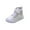 A03#White, variant on Huowey Girls Shoes Classic Lace Up Thick Sole Walking Lightweight Hook And Loop Fasteners Shoes Wide Toe Breathable Hiking Sneakers Outdoor Leisure Shoes,Beige,3.5-4Y