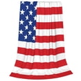 thumbnail image 2 of Sikiie America Flags3 Ultra-Soft Micro flannel Blanket Luxury All Seasons Warm Blanket for Bedding Sofa and Travel (4 sizes)-80"x60", 2 of 7