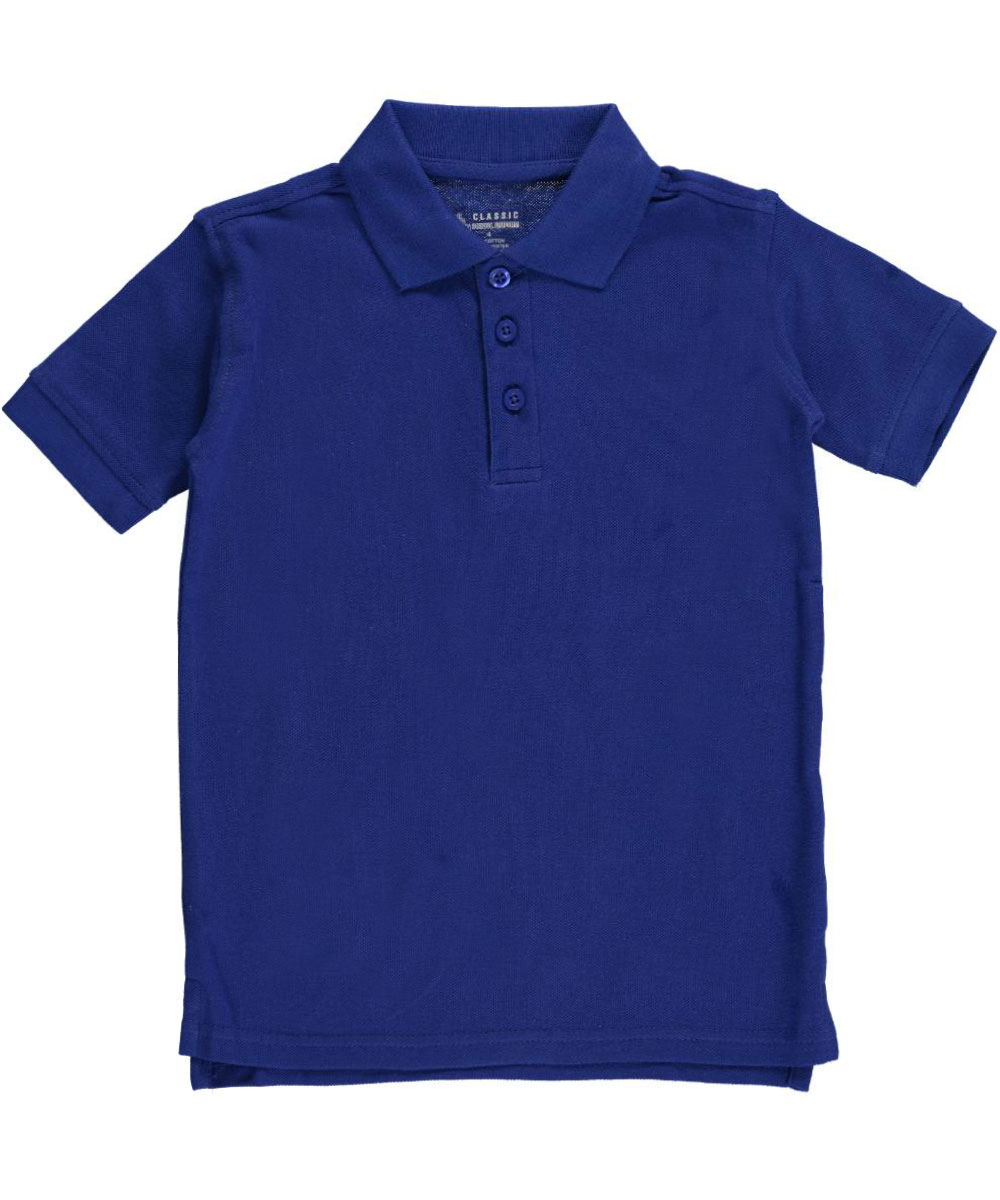 royal blue uniform polo