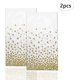 thumbnail image 4 of 4pcs Manteles Desechables De Color Blanco y Dorado para Mesa Rectangular, Manteles De Plástico, Mantel Rectangular Impermeable De 54 x 108 Pulgadas para Baby Shower, Fiesta, Cumpleaños, Boda, 4 of 4