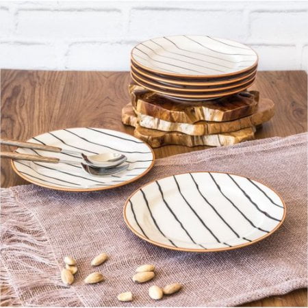 Better Homes & Gardens Sabin Striped Salad Plate, Set of 6