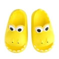 thumbnail image 2 of Sandalias de punta abierta con forma de dinosaurio de dibujos animados para niños y niñas, pantuflas de suela gruesa de EVA suave, longitud interior de 170 cm, 24 a 25 cm, color amarillo, 2 of 15