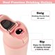 thumbnail image 2 of Tapa de repuesto para Owala Freesip, con un botón, accesorios de tapa superior para botella de agua, compatible con Owala Cup de 16 onzas, 24 onzas, 32 onzas, 40 onzas, sin fugas de agua, sin A,, 2 of 3