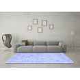 thumbnail image 3 of Ahgly Company Machine Washable Indoor Rectangle Oriental Blue Traditional Area Rugs, 5' x 7', 3 of 4