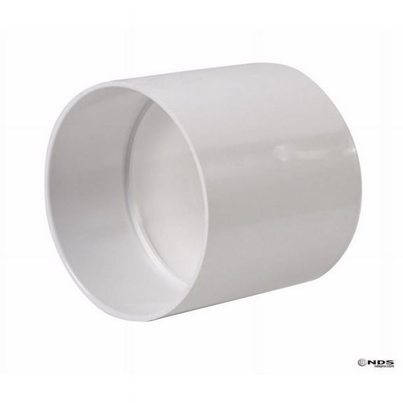 Plastic Trends  Schedule 35  6 in. Hub   PVC  Coupling