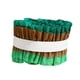 thumbnail image 5 of Paquete de 2 rollos de papel plegables para decoración de festivales DIY de 7 cm x 3 m, decoración de Pascua marrón verde, 5 of 9