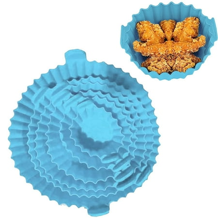 

Kpamnxio Kitchen Gadgets Silicone Basin 6 Set Reusable Silicone for and Cooking Compatible with Common Air Fryer Such As Tower in the Market Bakeware Kitchen Supplies Blue2 Holiday Sale