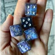 TDC Games Ship Captain Crew Dice Game for Party Favors and Family Game Night, 5 Dice, Travel Size