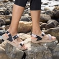 thumbnail image 6 of Camel Crown Women's Hiking Sandals Arch Support Casual Summer Outdoor Beach Sandals Open Toe Athletic Shoes Outdoor Khaki, 6 of 6