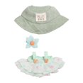 thumbnail image 1 of Accesorios de vestir para muñecas, ropa hecha a mano para muñecas de peluche de pato de 15 cm, muñecas para niñas. Verde 3 piezas., 1 of 9