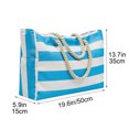 thumbnail image 3 of Luckky Oversized Bohemian Striped Canvas Beach Tote Bohemia Bag for Women & Girls,Waterproof Sandproof Swim Pool Bag with Zipper Closure and Wet Pocket,Portable Travel Handbag, 3 of 6