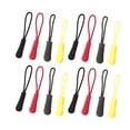 thumbnail image 1 of Miangastore 50Pcs Pull Head Rope Injection Zipper PVC Zipper Puller Pull Head Zipper for Bags Luggage Suitcase Clothes, 1 of 8