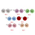 thumbnail image 2 of Guardurnaity 1 par de pendientes de plata de estilo coreano para mujer, pendientes geométricos para boda y graduación, pendientes Vintage con Ropa, zapatos y accesorios Miscelánea Rojo 8 mm, 2 of 6