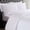 White, variant on My World Anytime Solid 100% Microfiber Polyester Deep Pocket Dark Blue 4-Piece Full, All Season, Adult and Teen Sizes, OEKO-TEX Certified