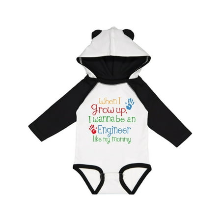 

Inktastic Engineer Like Mommy Gift Baby Boy or Baby Girl Long Sleeve Bodysuit