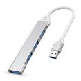 thumbnail image 1 of Hub USB, adaptador USB de 4 puertos, 1 concentrador USB 3.0 y 3 concentradores USB 2.0 para MacBook Pro/Air, Surface Pro, PS4, computadoras portátiles, unidades flash USB, discos duros móviles y más, 1 of 4