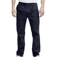 thumbnail image 2 of Sakmal Khaki Pants Men Big and Tall Straight Leg Trousers Lightweight Blue Relaxed Fit Chino Pants Men M, 2 of 8