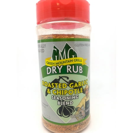 GREEN MOUNTAIN GRILLS, GMG BBQ GRILL SEASONING ROASTED GARLIC & CHIPOTLE DRY RUB, PART#