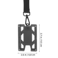 thumbnail image 2 of BRIGHTFUFU ID Badge Holder Work Pass Pase con la tarjeta de identificación de Lanyard Cubierta protectora ID de ID de ID Cubierta de la tarjeta del soporte, 2 of 7