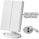 thumbnail image 2 of Lighted Makeup Mirror - with 10X 3X 2X Magnification, Tri-Fold Mirror with Lights, Touch Screen Switch, 180 Adjustable Stand, Dual Power Supply, Table, 2 of 5