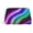 Gold, variant on Travel Makeup Bag Curved Rainbow Print Cosmetic Bag for Women, Waterproof Portable Pouch Toiletry Bag Pattern Make up Bag Gold