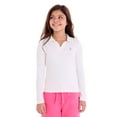 thumbnail image 2 of U.S. Polo Assn. Girls Long Sleeve Collared Top, Sizes 4-18, 2 of 5