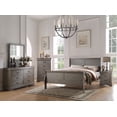 thumbnail image 2 of Acme Furniture Louis Philippe Chest with Five Drawers, Gray, 2 of 3