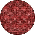 thumbnail image 1 of Ahgly Company Indoor Round Persian Red Traditional Area Rugs, 3' Round, 1 of 4