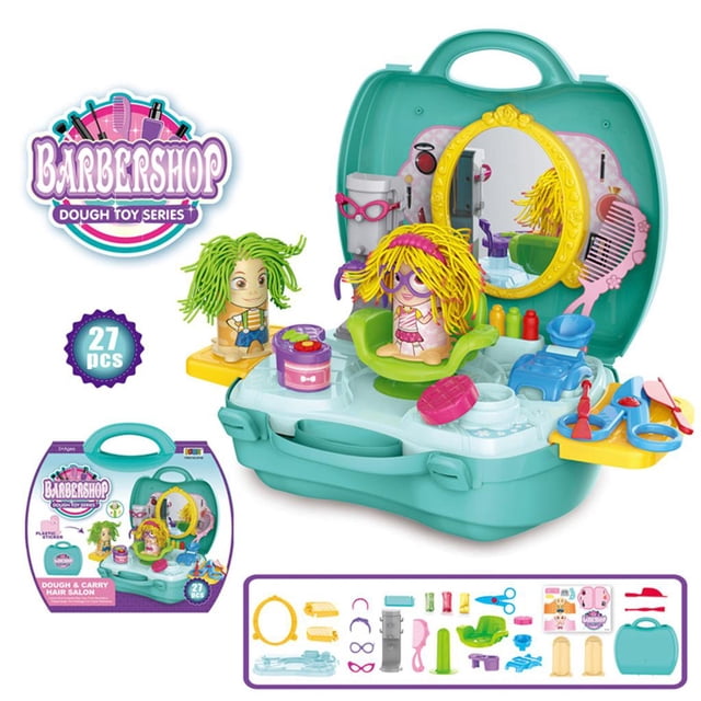 Niños Doctor / Maquillador / Trabajador / Cajero / Chef / Peluquero. Jugar A Juguetes Educativos Con Maleta De Imaginación Yotijar Los niños simulan jugar juguete