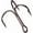 Black, variant on Dyxssm 100pcs/lot Treble Hooks Triple Fishing Hooks for Freshwater and Saltwater