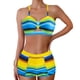 thumbnail image 2 of Traje de baño de 2 piezas para mujer, trajes de baño para mujer, traje de baño de verano de talla grande con estampado, bikini, traje de baño dividido para mujer, traje de baño de poliéster, 2 of 6