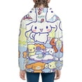thumbnail image 2 of Sanrio Cinnamoroll Kids' Hoodie 3d Print Sweatshirt Soft Pullover Hooded With Big Pockets Fans Gifts For Boys Or Girls Small, 2 of 7