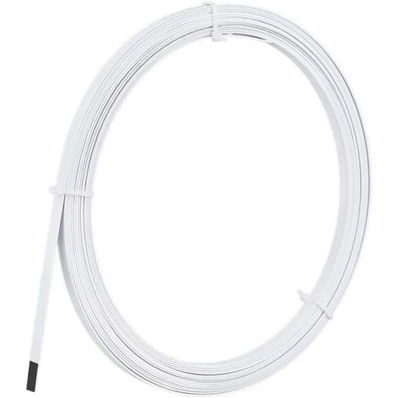 1 Bundle Steel Bonings DIY Clothing Garment Accessorise White 6x1mm 8m/Bundle