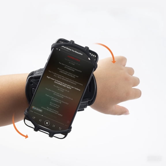 360 Degree Rotatable Removable Mobile Phone Sport Wristband