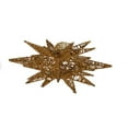 thumbnail image 3 of Kurt Adler 16.5-Inch Gold Glitter Wire 3D Star Treetop, 3 of 4