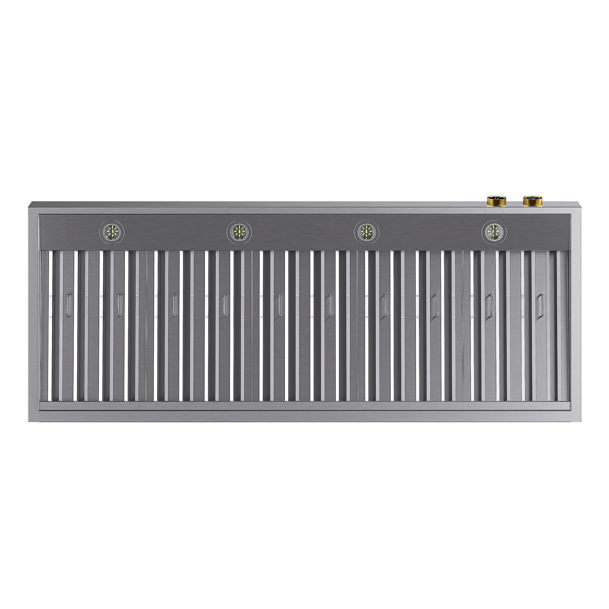 60 in. 900 CFM Under Cabinet Range Hood in Stainless Steel with Gold