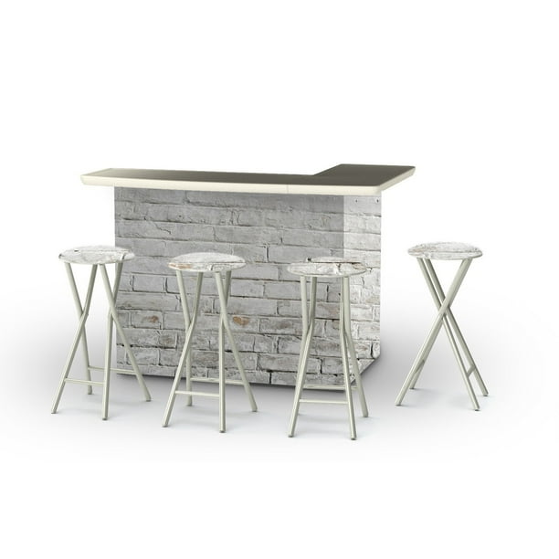 Best of Times 5 Piece Portable Outdoor Bar Set