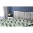 thumbnail image 5 of Ambesonne Cat Fitted Sheet, Ivy Branches Art Kitty Pattern, Twin Size, Sage Green and Dark Blue, 5 of 5