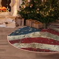 thumbnail image 5 of Sikiie American Flag1 Christmas Tree Skirt, Christmas Tree Decorations, Christmas Decor, Tree Mat Decoration(30-48IN)-36", 5 of 6