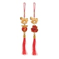 thumbnail image 7 of Dserhfy 2026 Horse Hanging Ornament Chinese New Year Horse Lucky Charm Red Tassel Feng Shui Pendant for Car Bonsai Tree Lunar New Year Wealth, 7 of 7