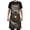 Abstract Coffee Geometric, variant on Kitchen Apron with 2 Pockets Adjustable waterproof Cooking Aprons for Women Men Chef Hello Deer Face