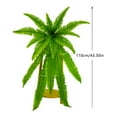 Homchy Artificial Flowers for Outdoors Faux Ferns for Outdoor Planter