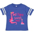 thumbnail image 3 of Inktastic My Yaya Loves Me Granddaughter Dinosaur Girls Toddler T-Shirt, 3 of 5