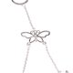 thumbnail image 5 of de mariposa de cristal Esclavo de cadena Eslabón Arnés de mano Plata Salvador Pulsera de cadena de esclavos, 5 of 7