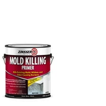 White , Zinsser Flat Mold Killing Primer- Gallon, 1 Pack