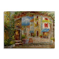 Trademark Fine Art 'Capri Isle' Brushed Aluminum Wall Art Art by Masters Fine Art