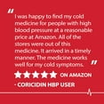 Coricidin HBP Antihistamine Cough & Cold Suppressant Tablets, 16 Count