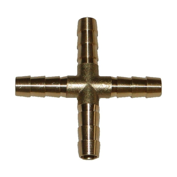 Helix Racing Products 053-3440 4-Way Hose Splicer - 3/8in. ID