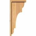 thumbnail image 3 of 5 1/2"W x 10"D x 22"H New Brighton Smooth Corbel w/Backplate, Western Red Cedar, 3 of 9